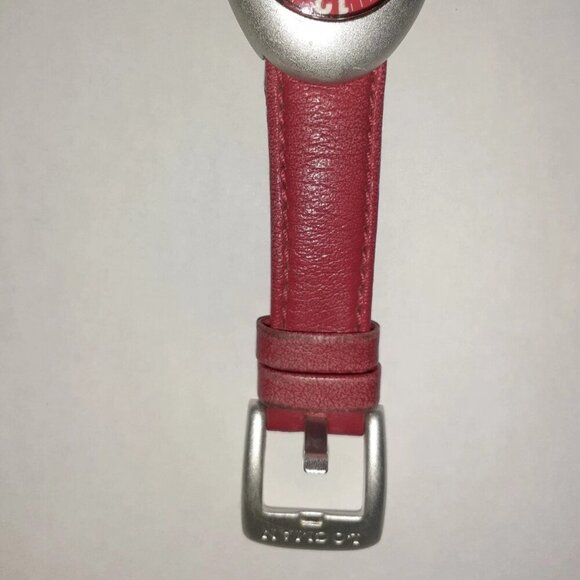LOCMAN NUOVO-Aluminum Case Quartz Watch-Red Dial/Strap-R.E.F.015-Excellent - Picture 5 of 7